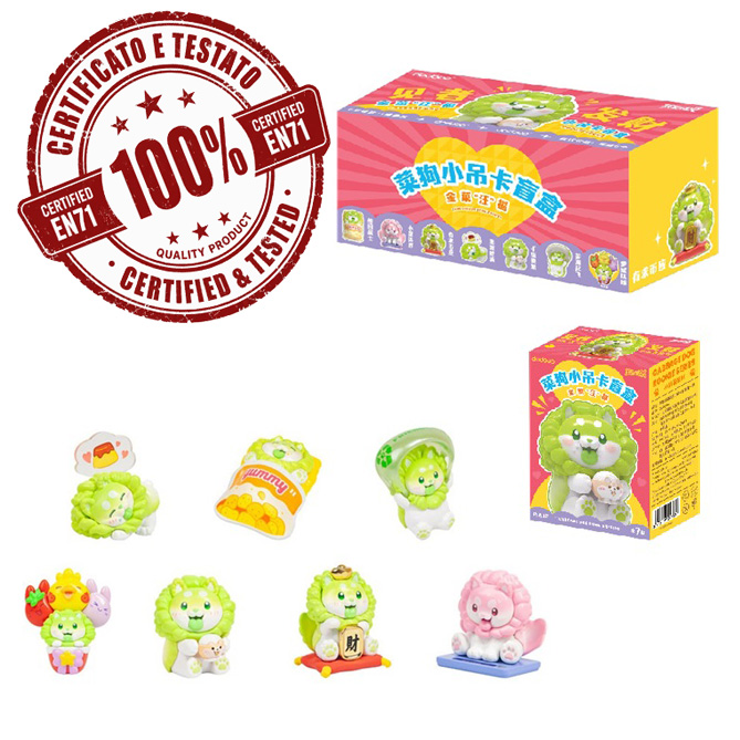 CABBAGE DOG Rookie Series 4cm Personaggini In blind box (xcm) In espo da 6pz 7ass…x6…x96